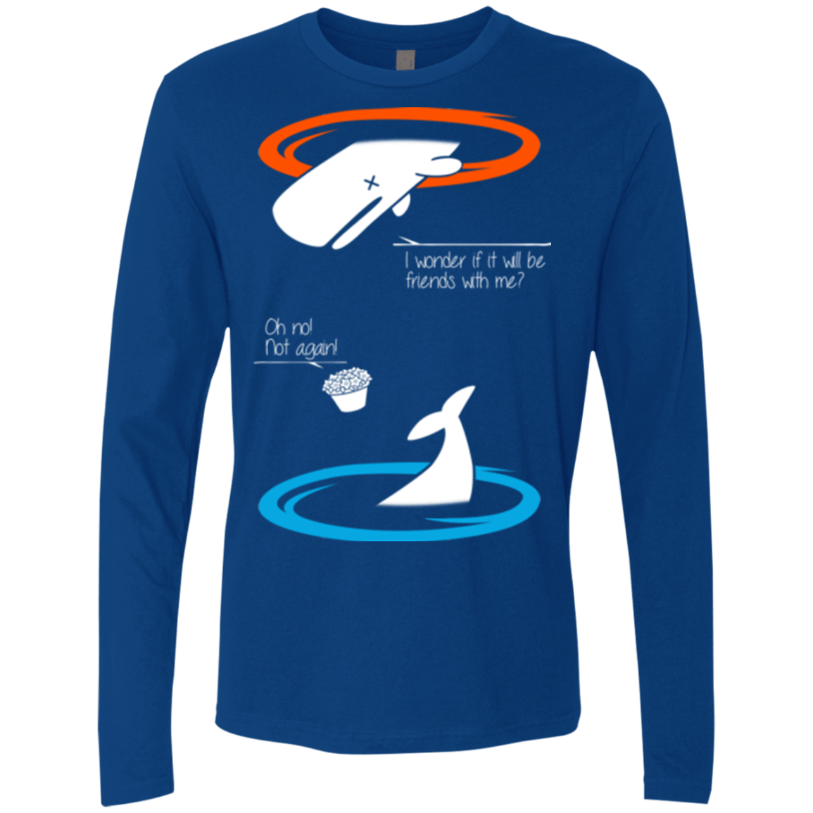 T-Shirts Royal / Small Portal guide Men's Premium Long Sleeve
