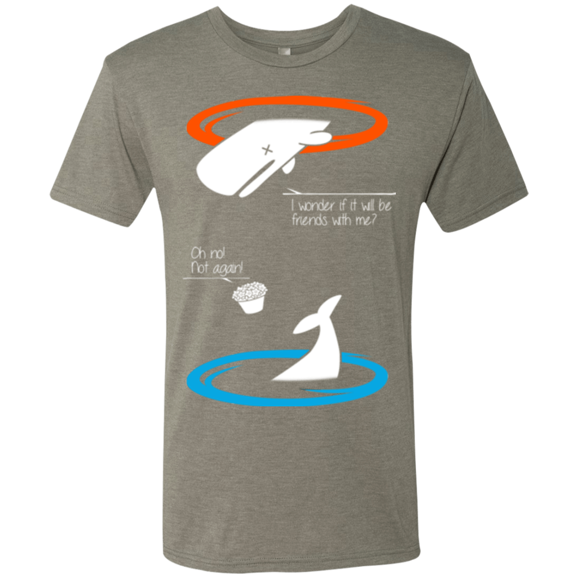 T-Shirts Venetian Grey / Small Portal guide Men's Triblend T-Shirt