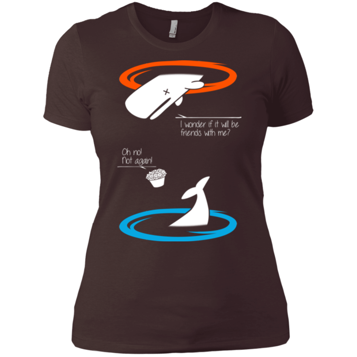 T-Shirts Dark Chocolate / X-Small Portal guide Women's Premium T-Shirt