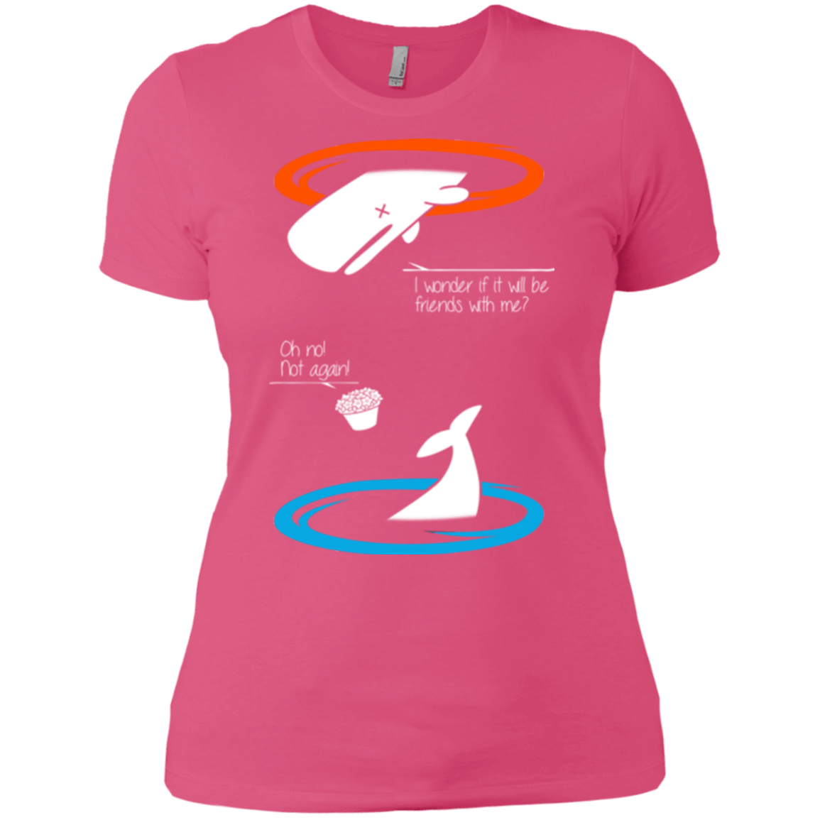 T-Shirts Hot Pink / X-Small Portal guide Women's Premium T-Shirt