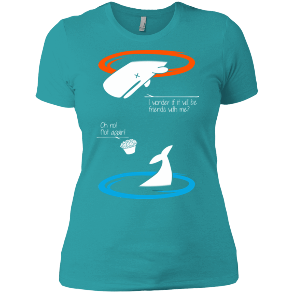 T-Shirts Tahiti Blue / X-Small Portal guide Women's Premium T-Shirt