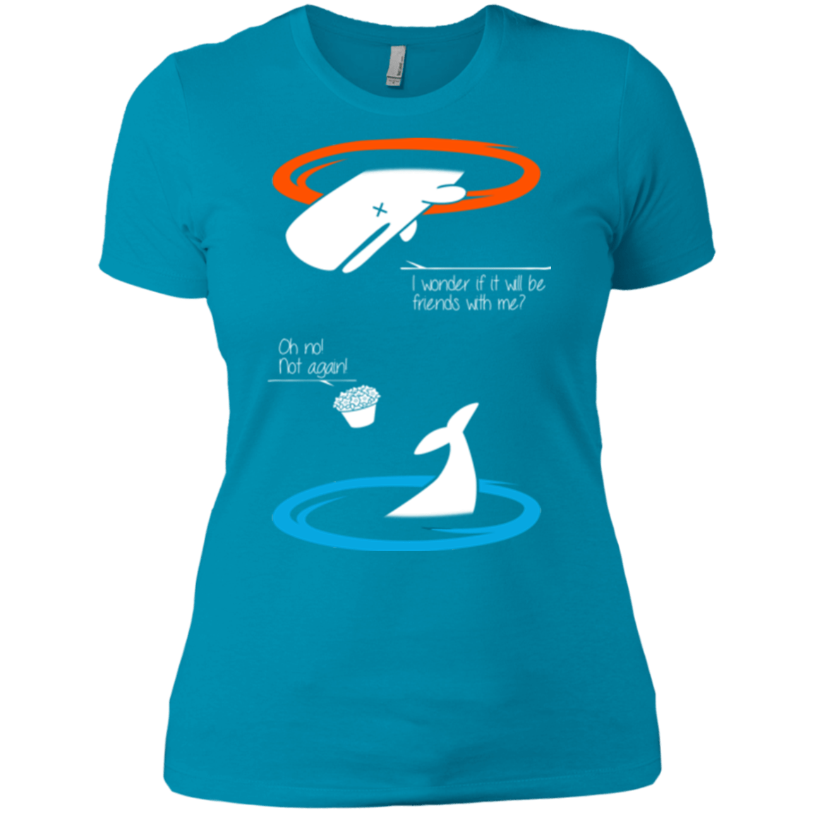 T-Shirts Turquoise / X-Small Portal guide Women's Premium T-Shirt