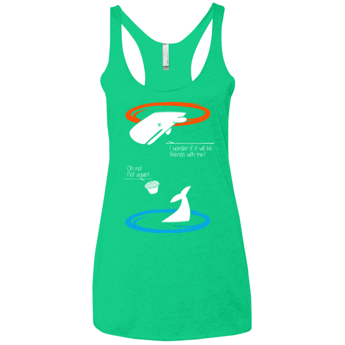 T-Shirts Envy / X-Small Portal guide Women's Triblend Racerback Tank