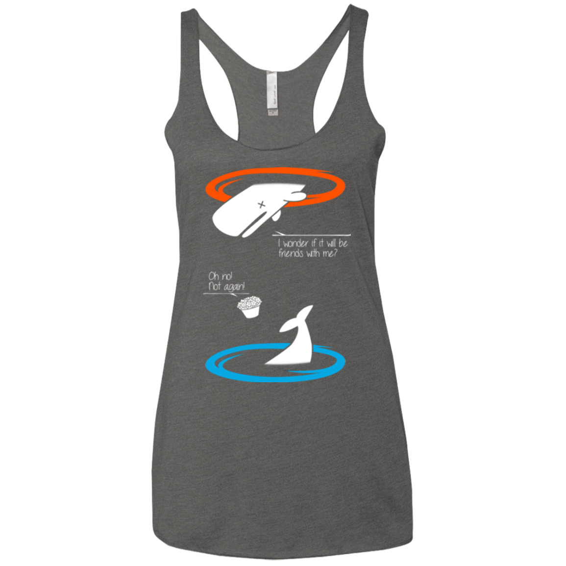 T-Shirts Premium Heather / X-Small Portal guide Women's Triblend Racerback Tank