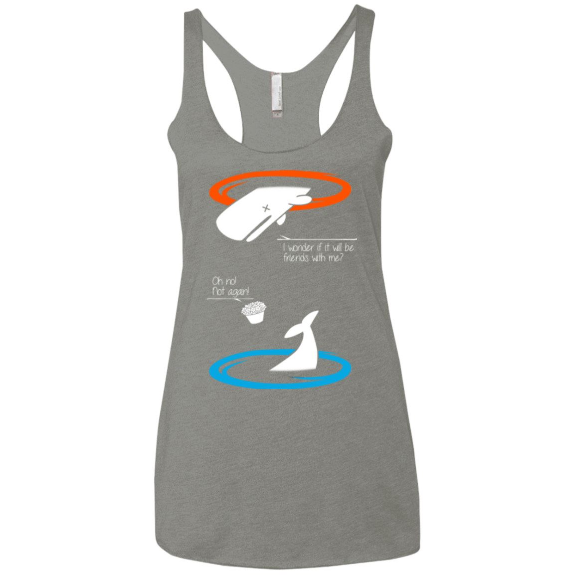 T-Shirts Venetian Grey / X-Small Portal guide Women's Triblend Racerback Tank