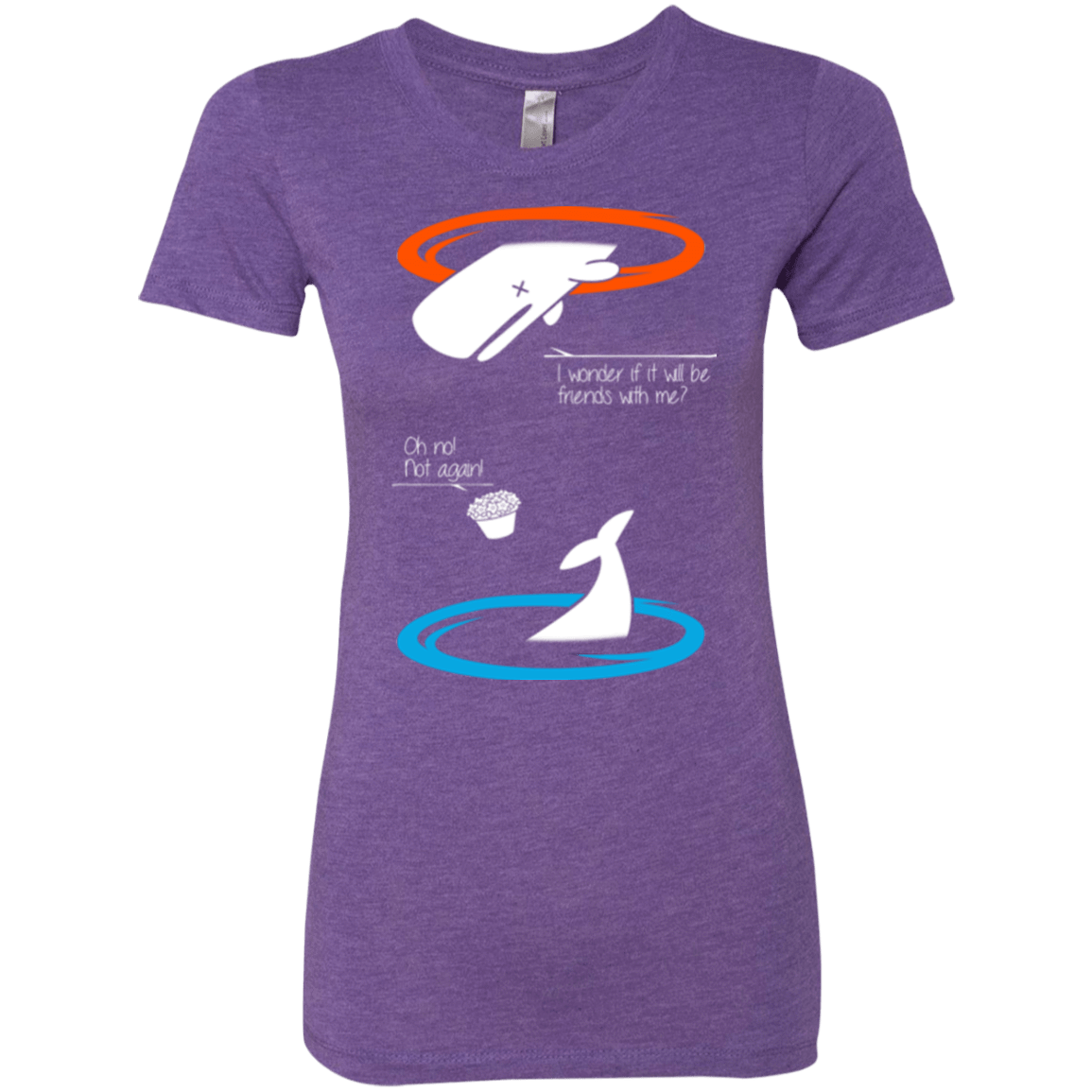 T-Shirts Purple Rush / Small Portal guide Women's Triblend T-Shirt