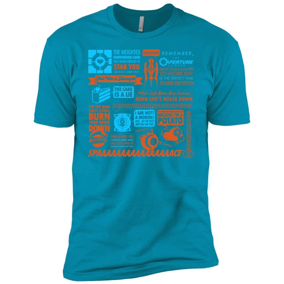 T-Shirts Turquoise / YXS Portal Quotes Boys Premium T-Shirt