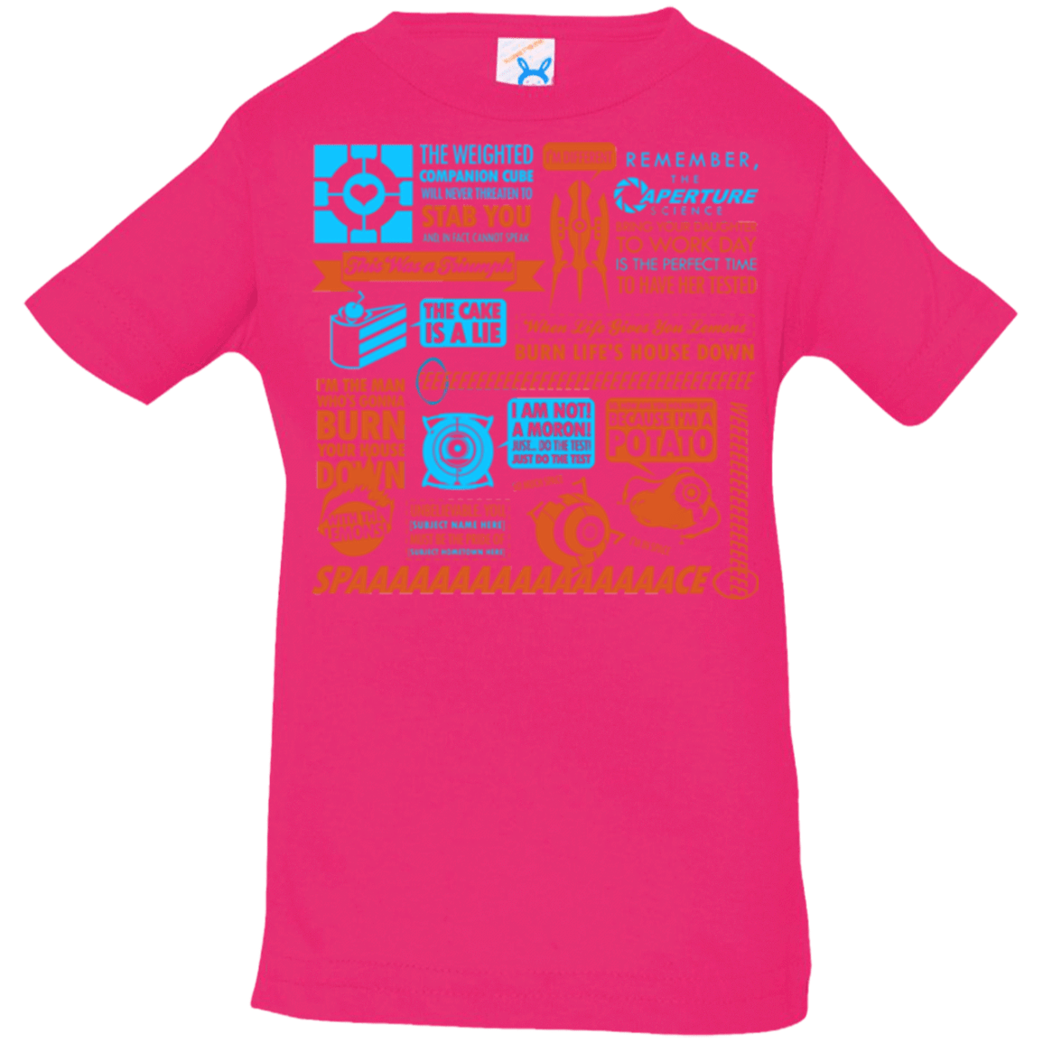T-Shirts Hot Pink / 6 Months Portal Quotes Infant PremiumT-Shirt