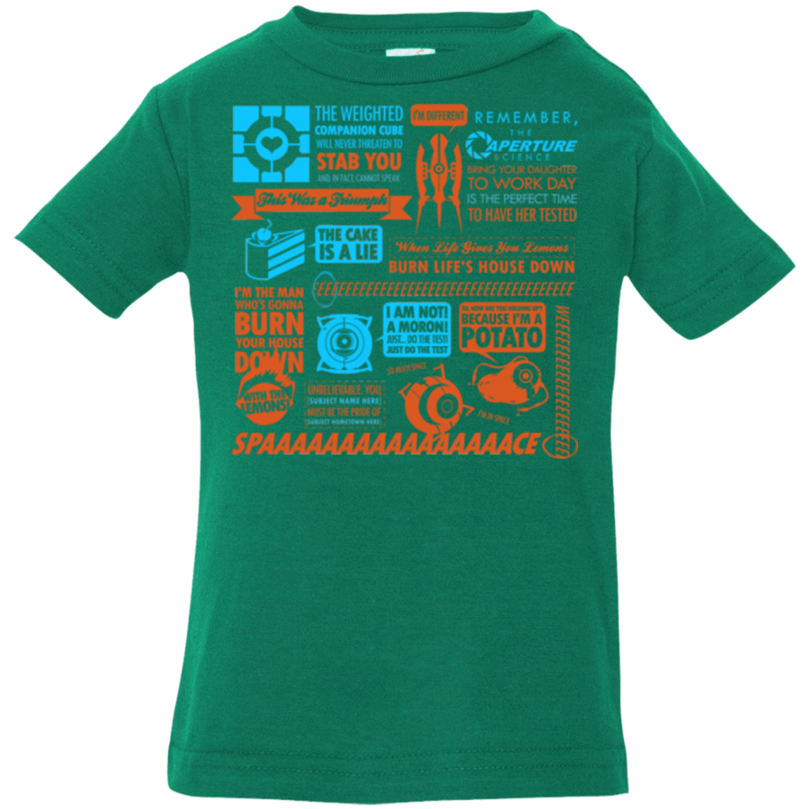 T-Shirts Kelly / 6 Months Portal Quotes Infant PremiumT-Shirt