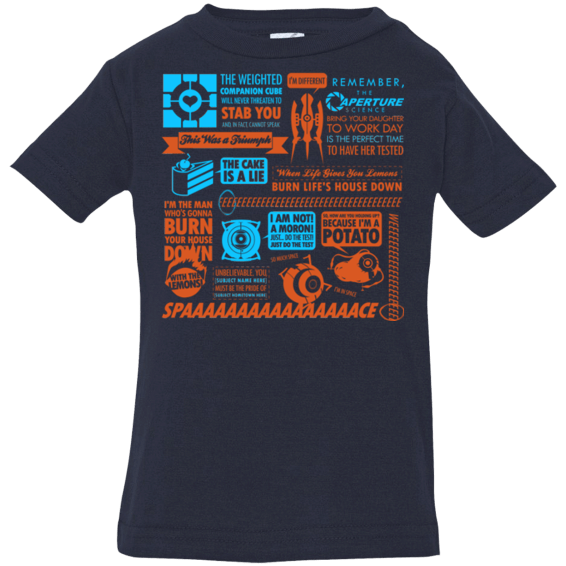 T-Shirts Navy / 6 Months Portal Quotes Infant PremiumT-Shirt