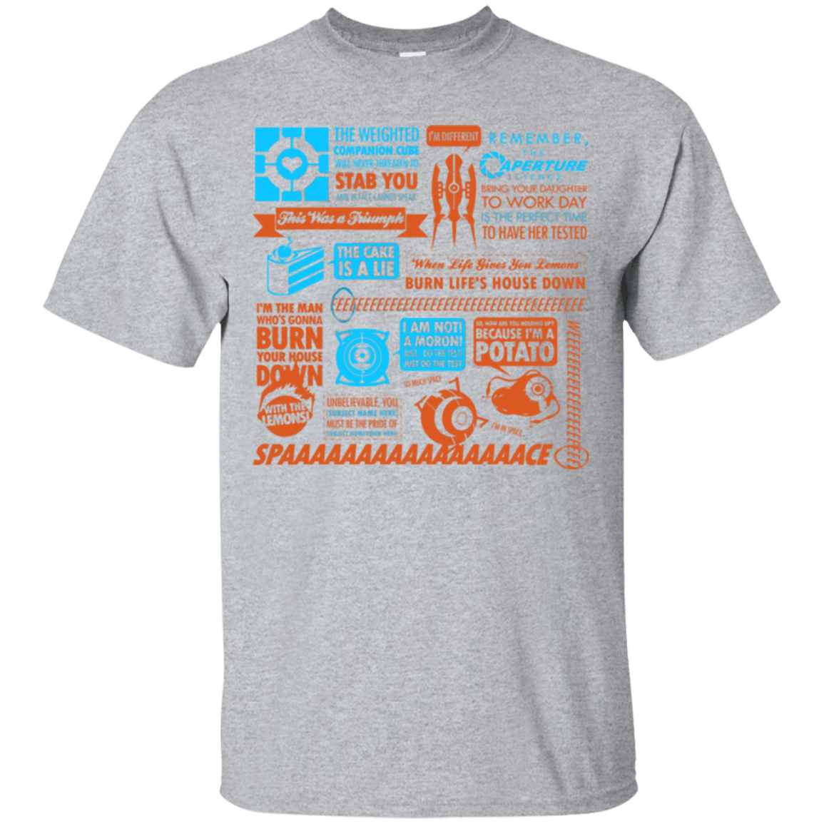 T-Shirts Sport Grey / Small Portal Quotes T-Shirt