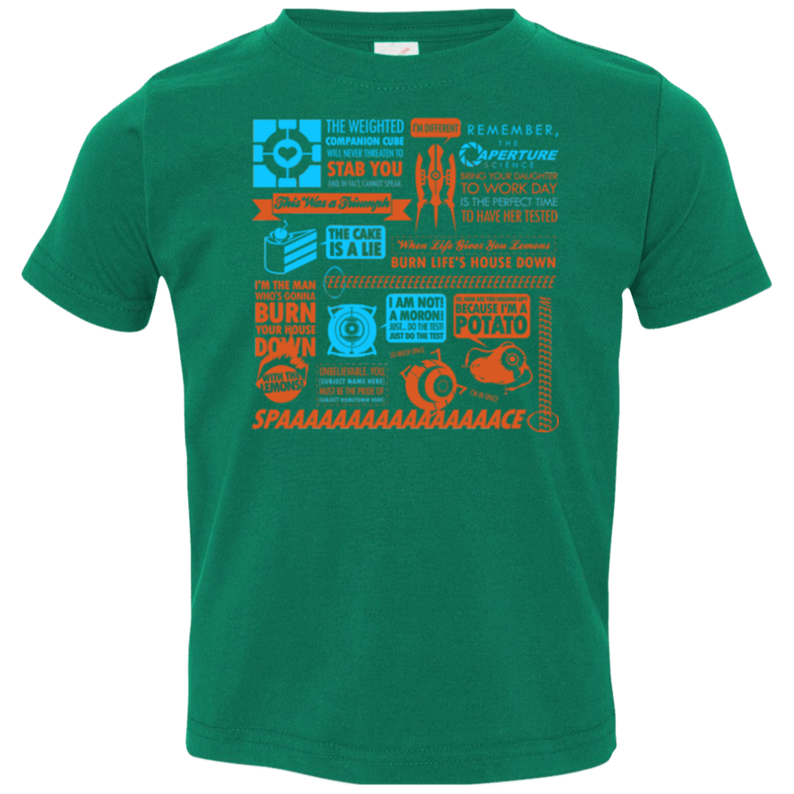 T-Shirts Kelly / 2T Portal Quotes Toddler Premium T-Shirt