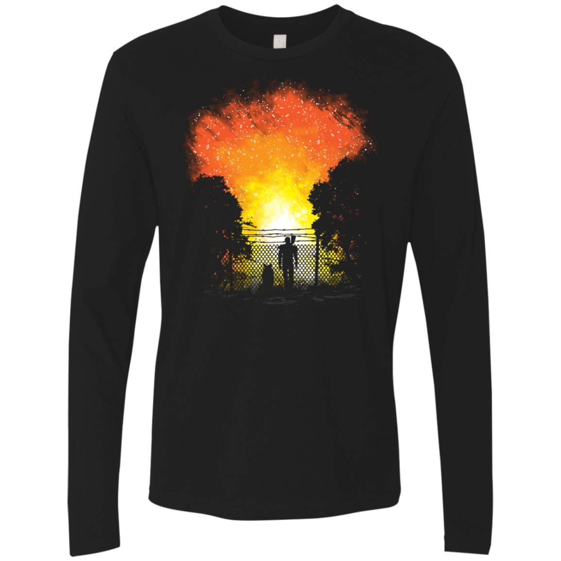 T-Shirts Black / S Post Apocalypse Men's Premium Long Sleeve