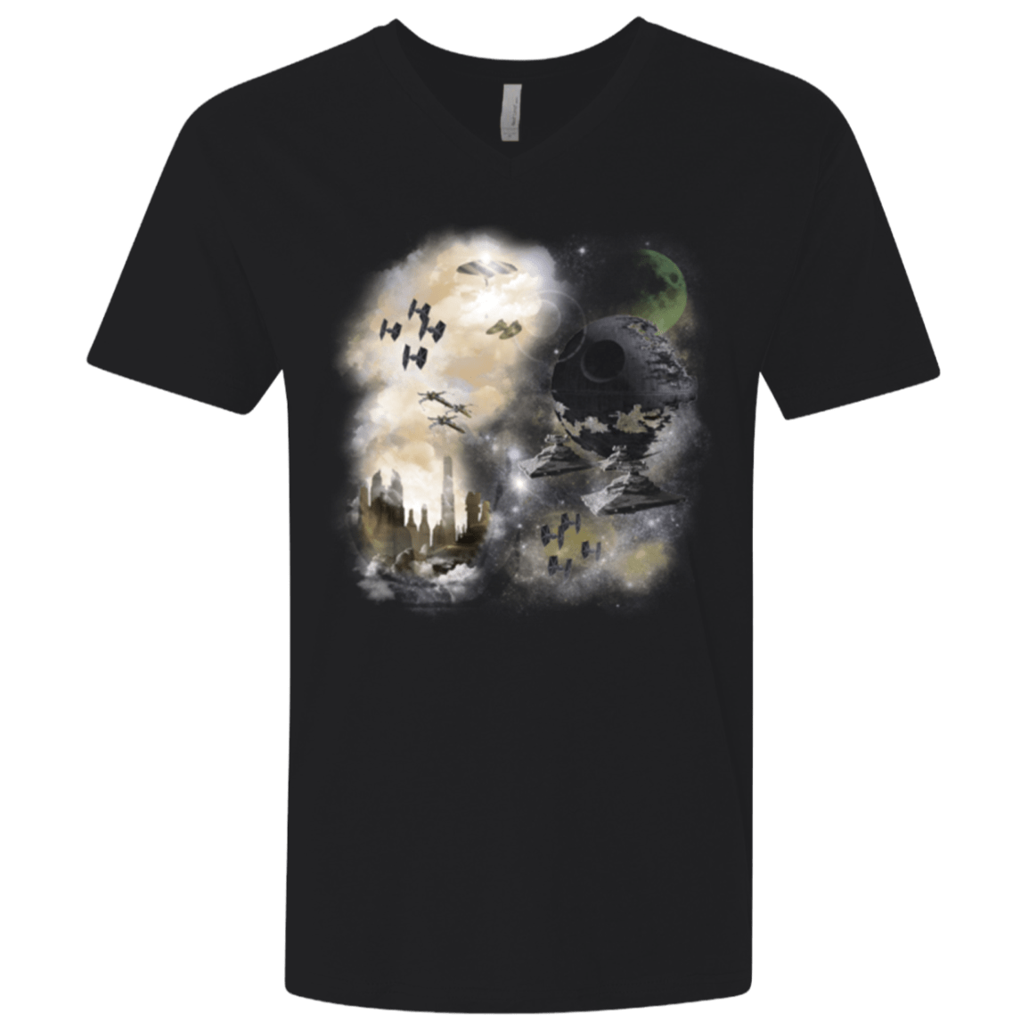 T-Shirts Black / X-Small Postcards from The Empire Men's Premium V-Neck