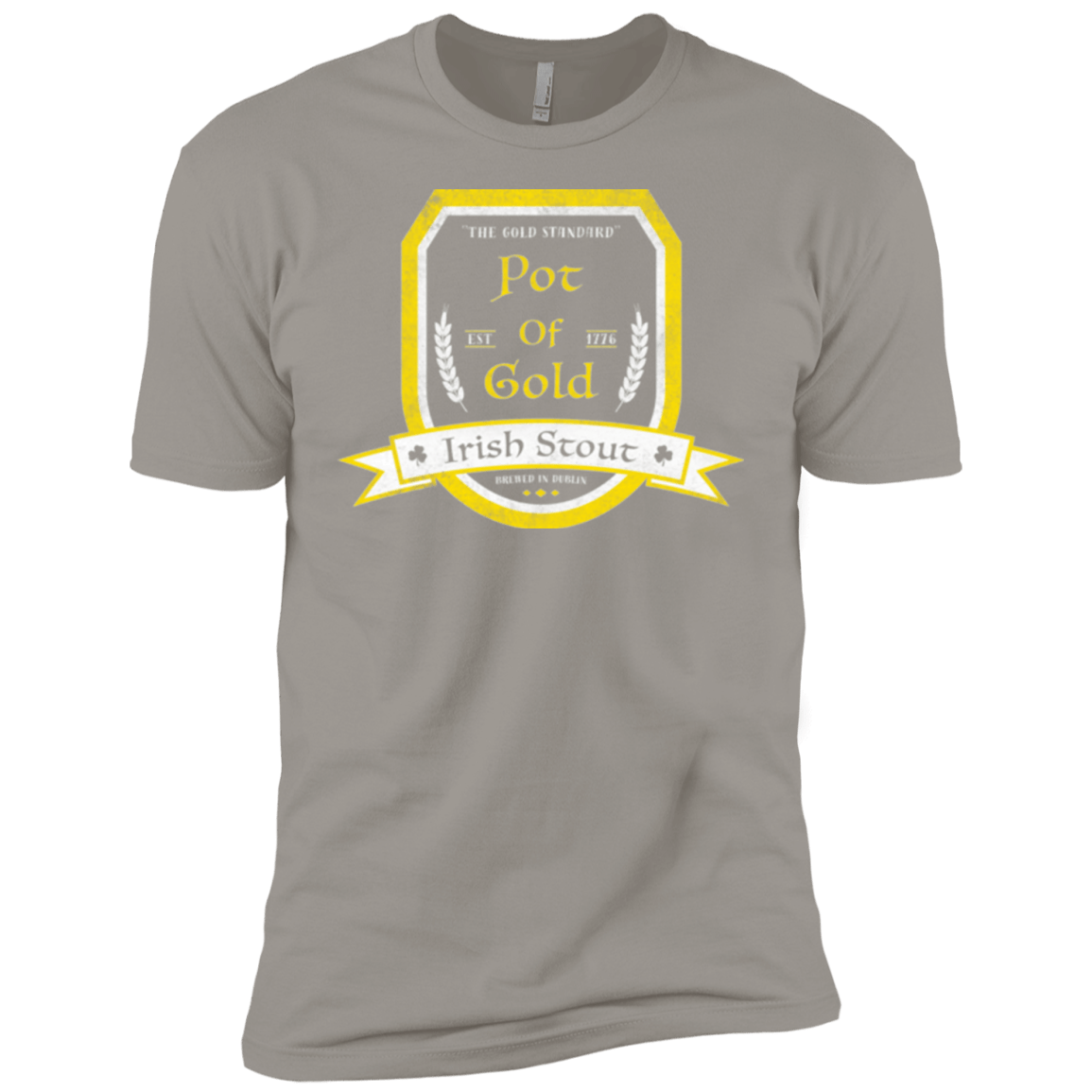 T-Shirts Light Grey / YXS Pot of Gold Irish Stout Boys Premium T-Shirt