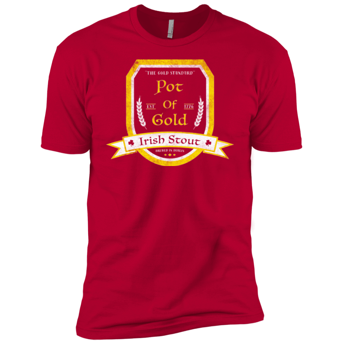 T-Shirts Red / YXS Pot of Gold Irish Stout Boys Premium T-Shirt