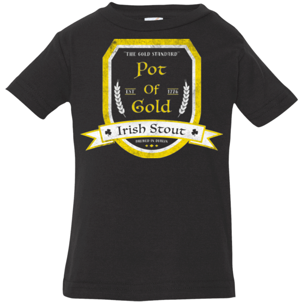 T-Shirts Black / 6 Months Pot of Gold Irish Stout Infant Premium T-Shirt