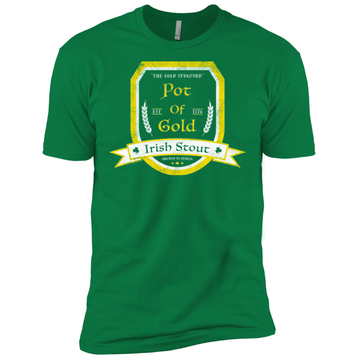 T-Shirts Kelly Green / X-Small Pot of Gold Irish Stout Men's Premium T-Shirt