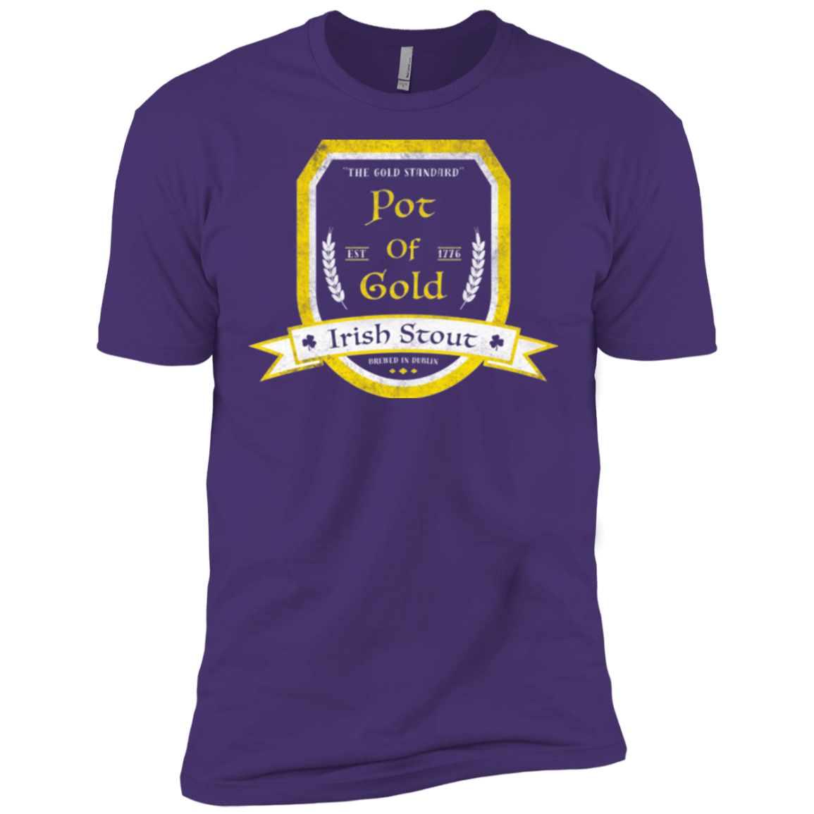 T-Shirts Purple / X-Small Pot of Gold Irish Stout Men's Premium T-Shirt