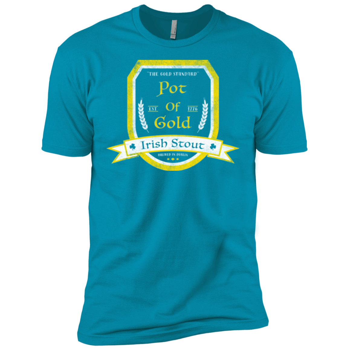 T-Shirts Turquoise / X-Small Pot of Gold Irish Stout Men's Premium T-Shirt