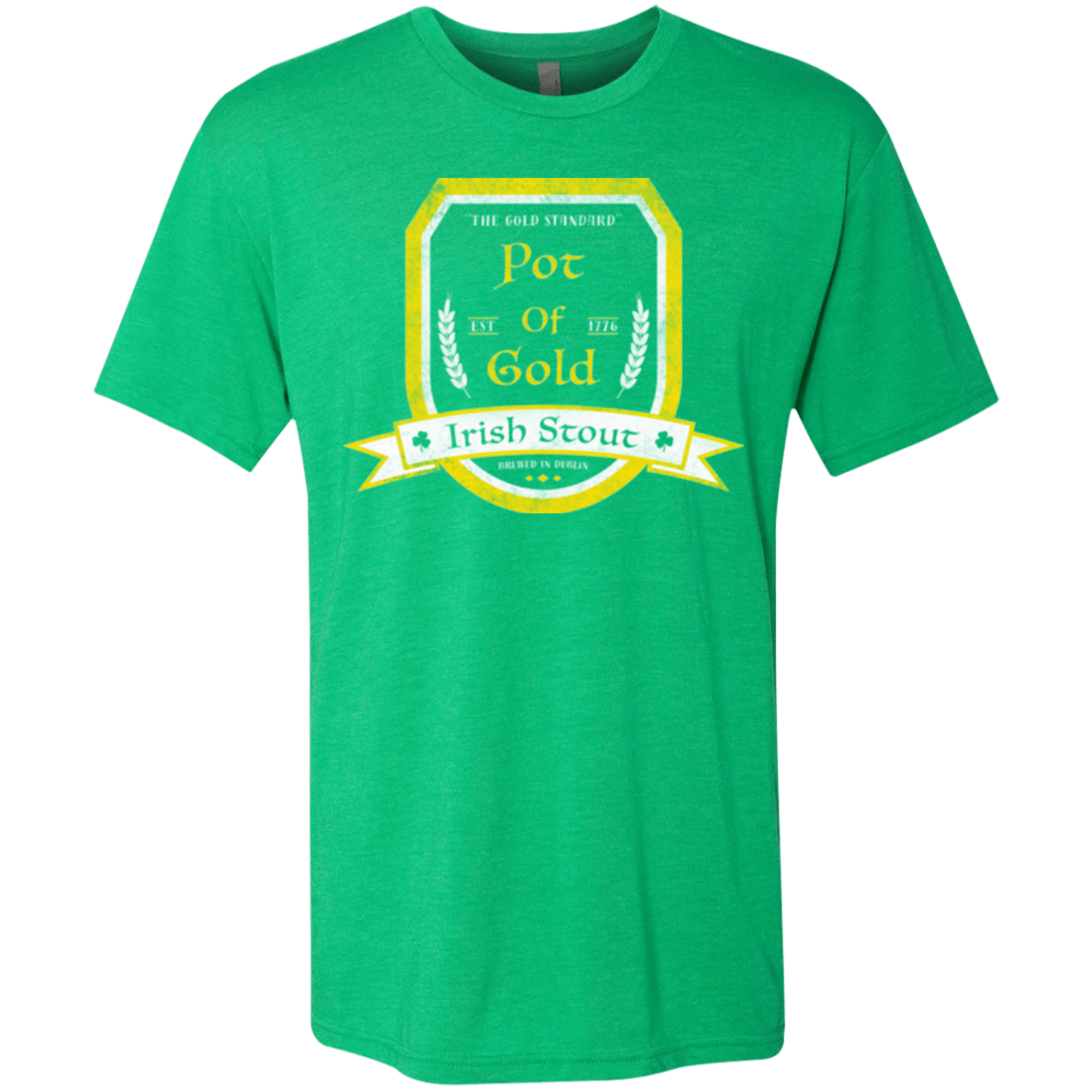T-Shirts Envy / Small Pot of Gold Irish Stout Men's Triblend T-Shirt