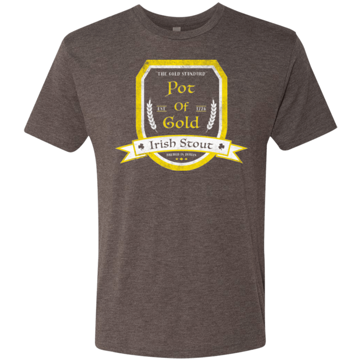 T-Shirts Macchiato / Small Pot of Gold Irish Stout Men's Triblend T-Shirt