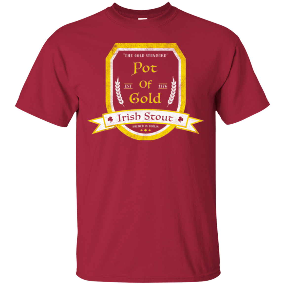 T-Shirts Cardinal / Small Pot of Gold Irish Stout T-Shirt