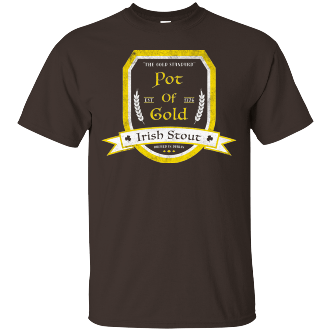 T-Shirts Dark Chocolate / Small Pot of Gold Irish Stout T-Shirt