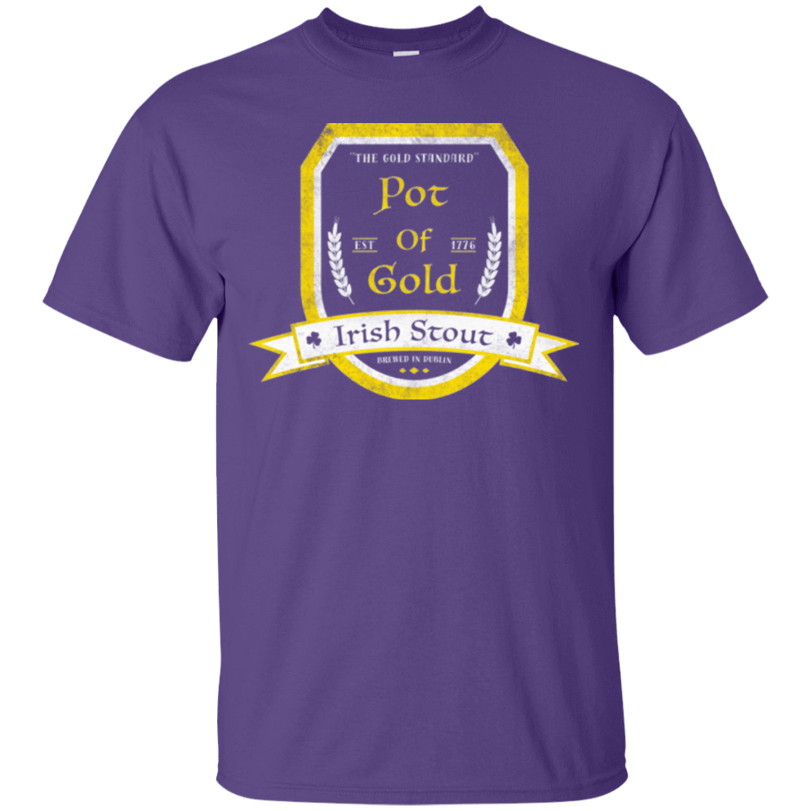 T-Shirts Purple / Small Pot of Gold Irish Stout T-Shirt