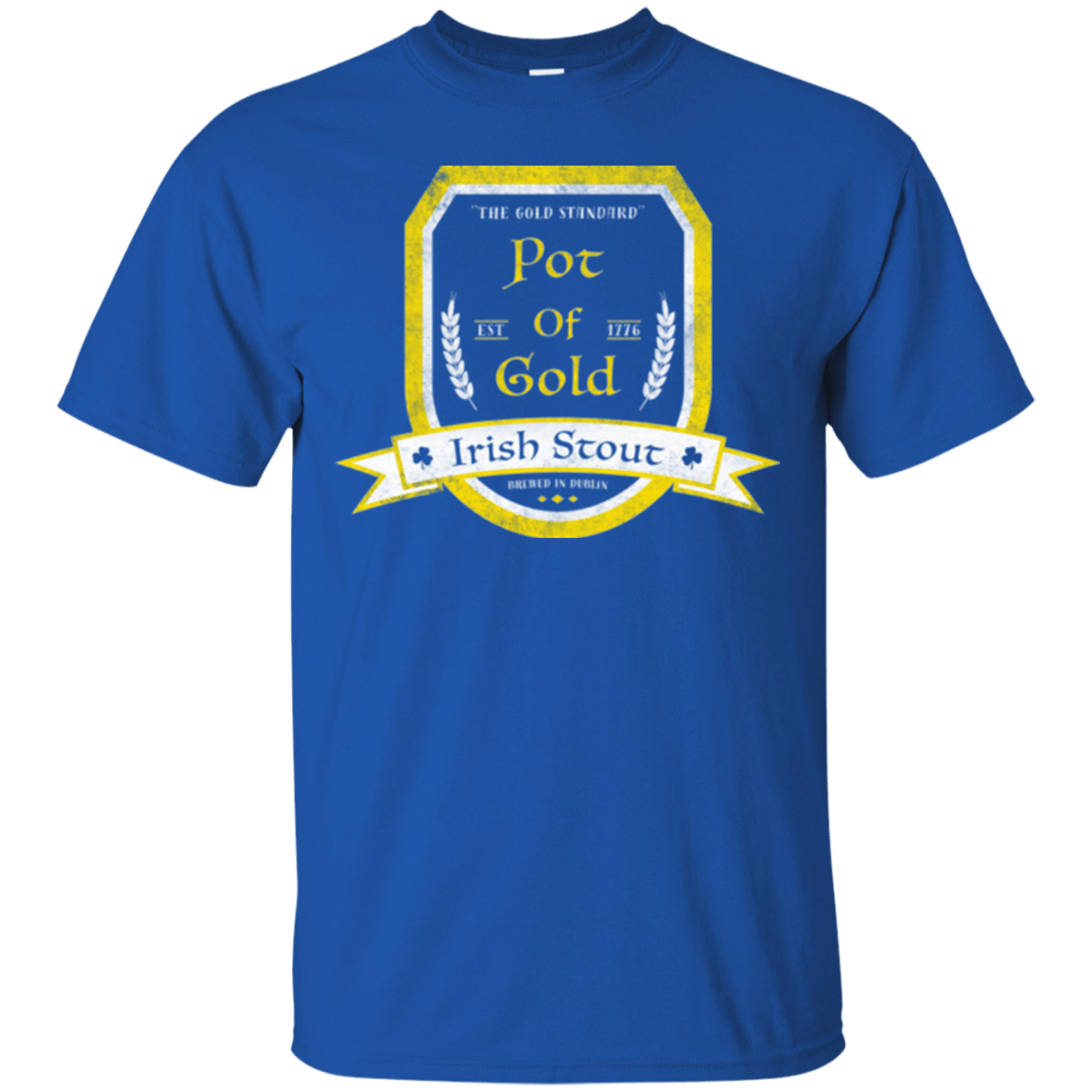T-Shirts Royal / Small Pot of Gold Irish Stout T-Shirt