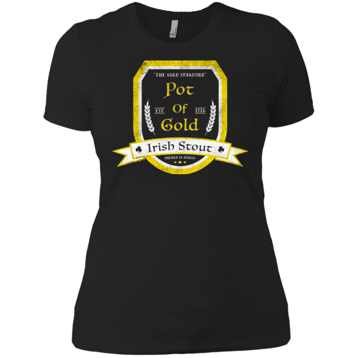T-Shirts Black / X-Small Pot of Gold Irish Stout Women's Premium T-Shirt