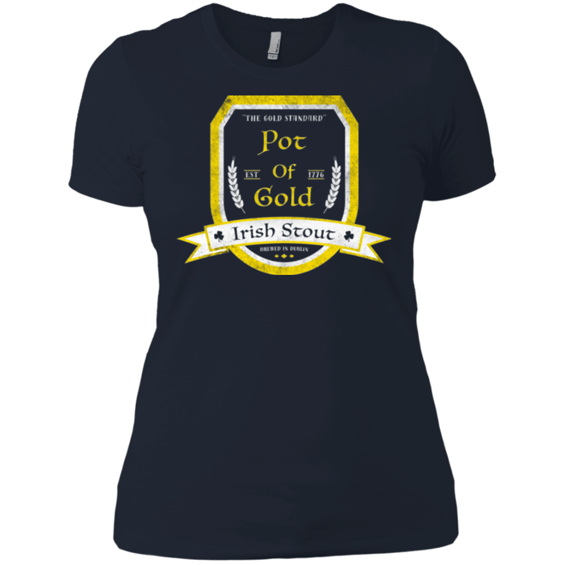 T-Shirts Midnight Navy / X-Small Pot of Gold Irish Stout Women's Premium T-Shirt