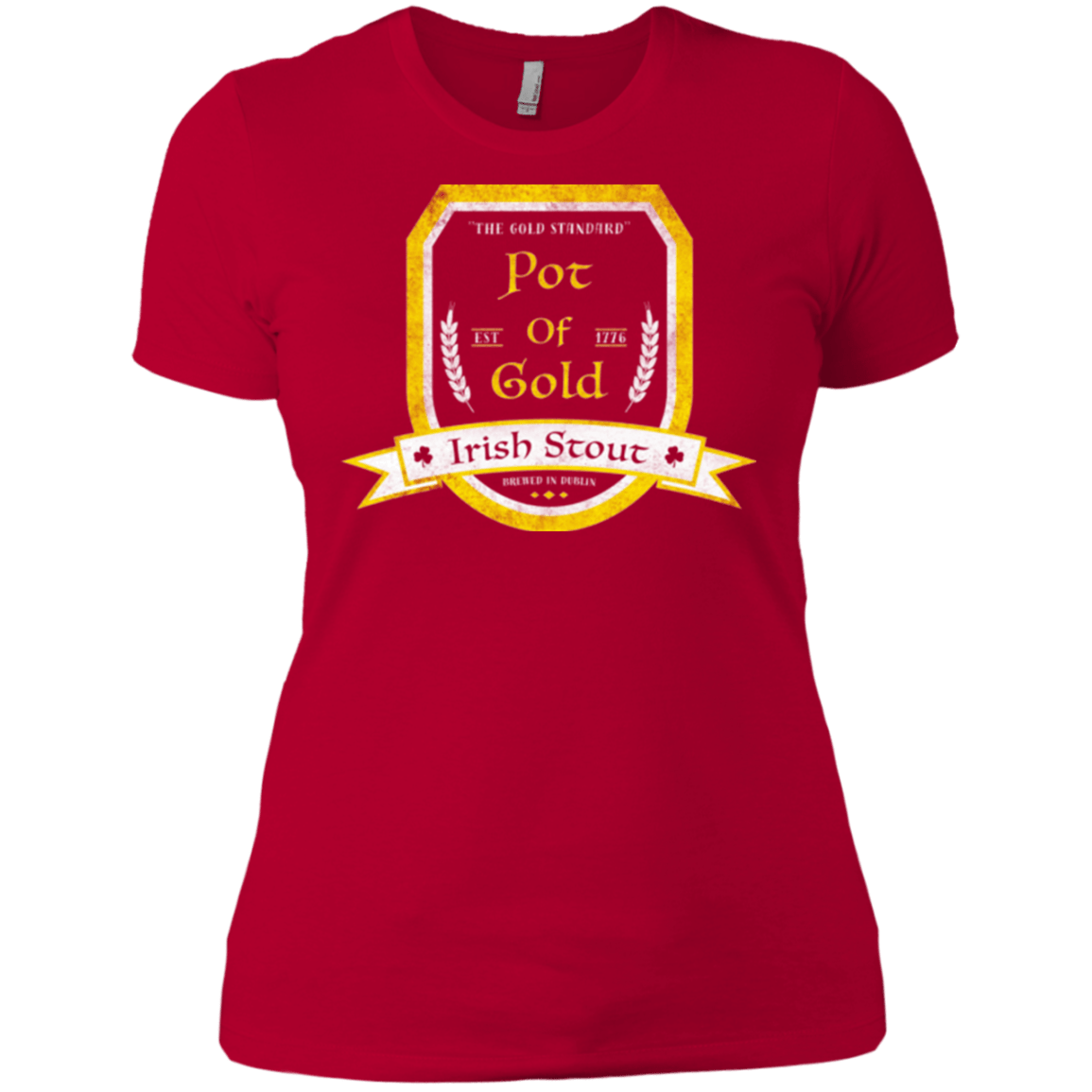 T-Shirts Red / X-Small Pot of Gold Irish Stout Women's Premium T-Shirt