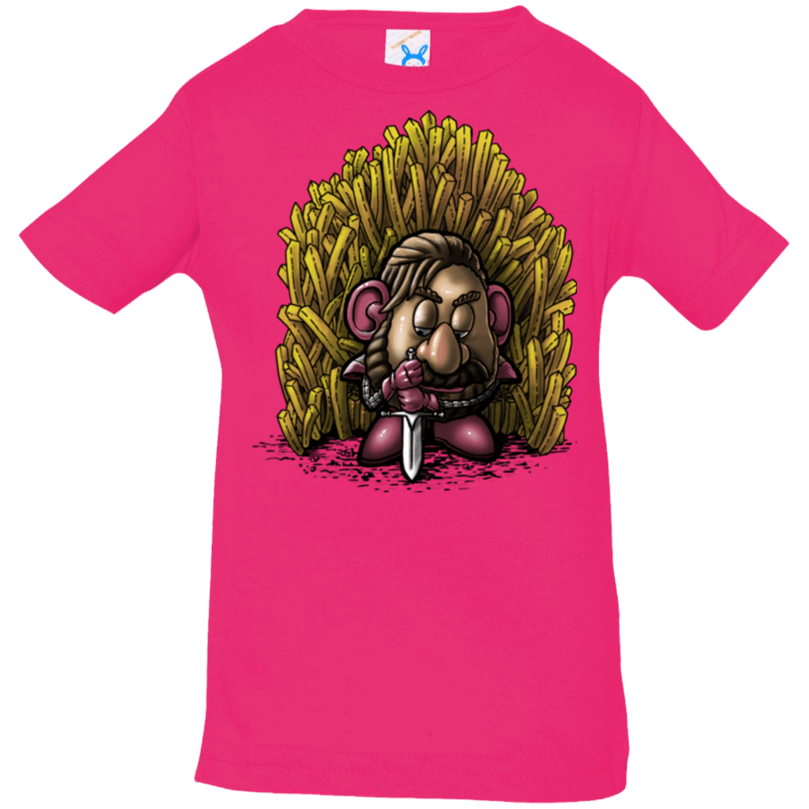 T-Shirts Hot Pink / 6 Months Potato Infant Premium T-Shirt