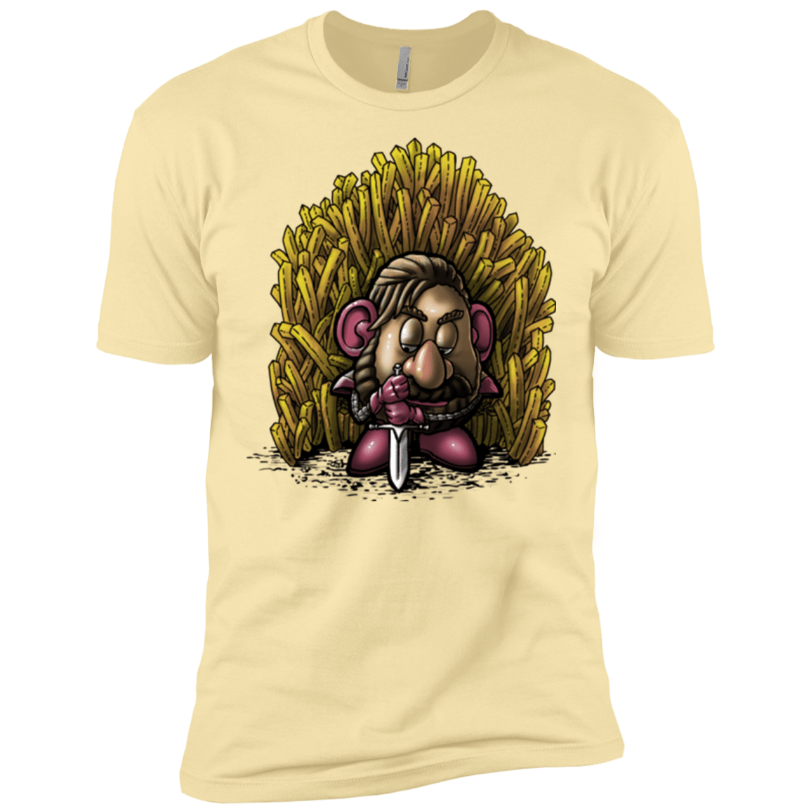 T-Shirts Banana Cream / X-Small Potato Men's Premium T-Shirt