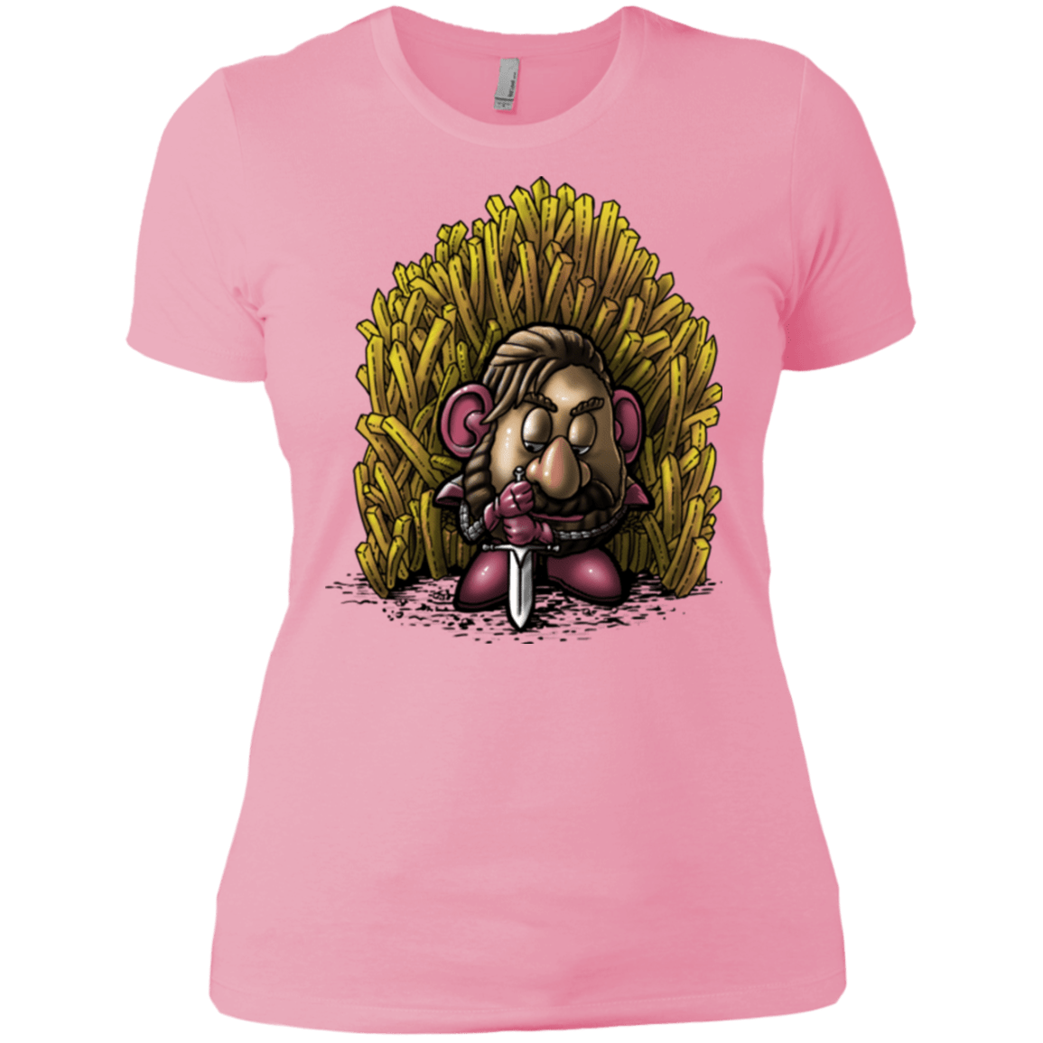 T-Shirts Light Pink / X-Small Potato Women's Premium T-Shirt