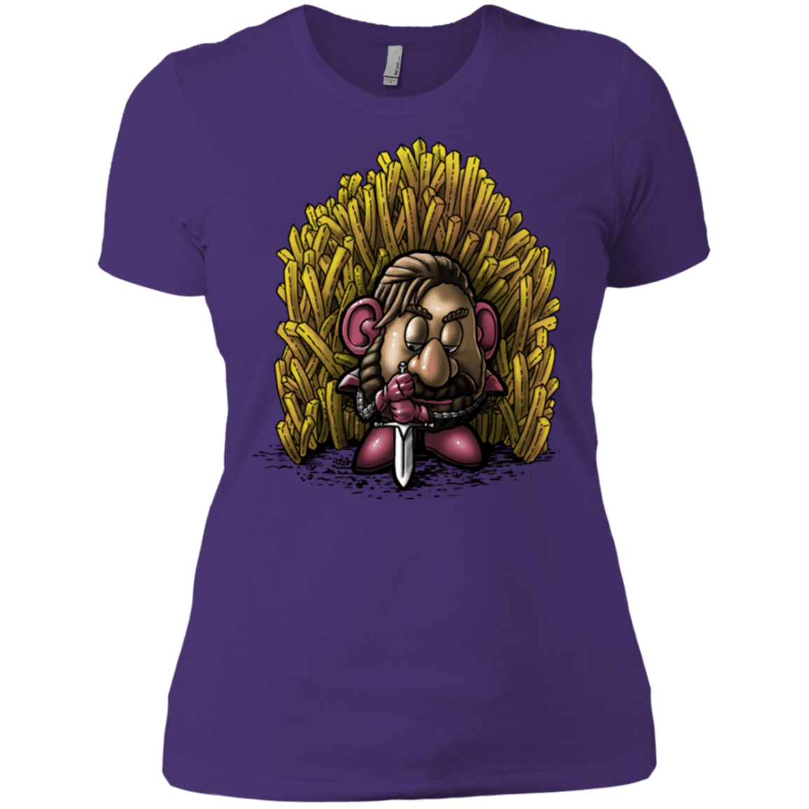 T-Shirts Purple / X-Small Potato Women's Premium T-Shirt