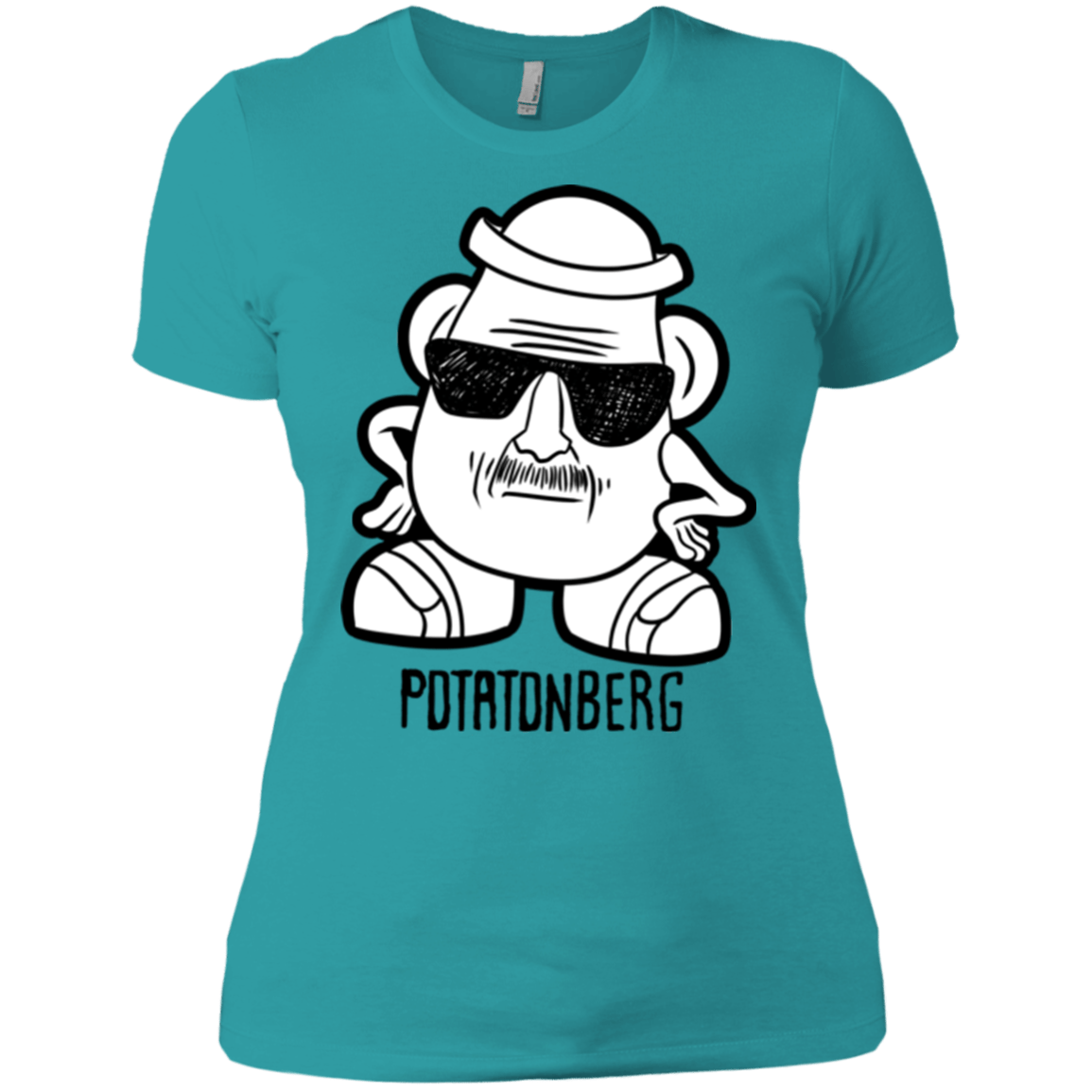 T-Shirts Tahiti Blue / X-Small Potatonberg Women's Premium T-Shirt