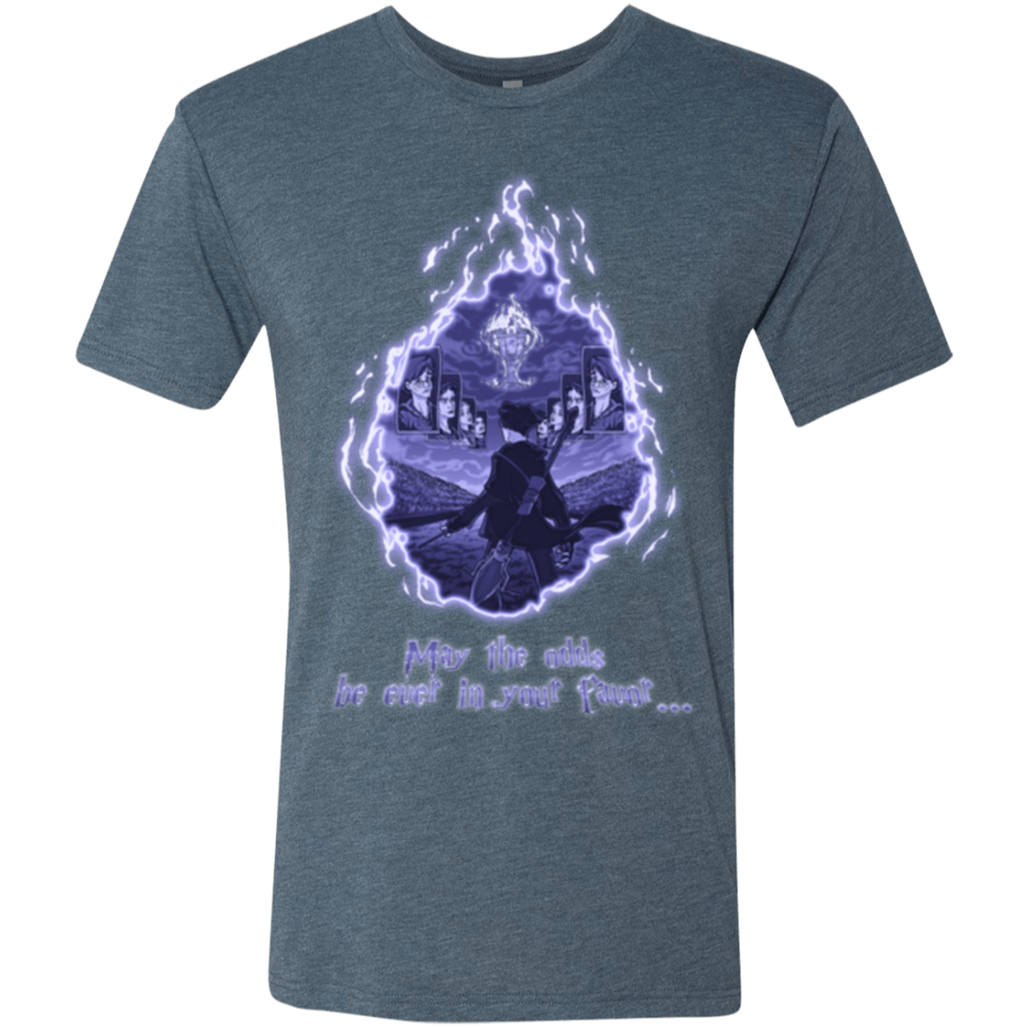 T-Shirts Indigo / Small Potter Games Men's Triblend T-Shirt