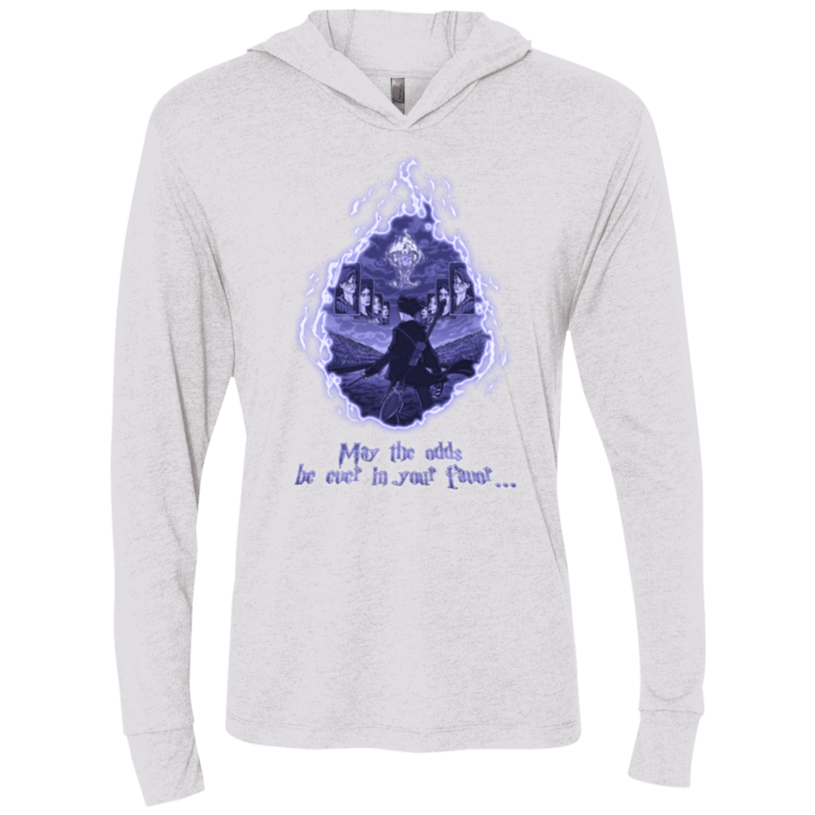 T-Shirts Heather White / X-Small Potter Games Triblend Long Sleeve Hoodie Tee