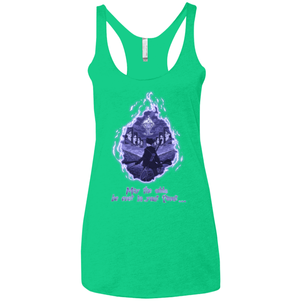 T-Shirts Envy / X-Small Potter Games Women's Triblend Racerback Tank