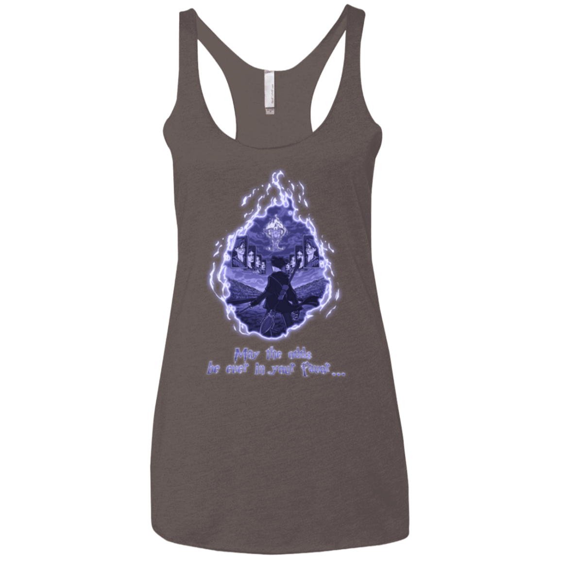 T-Shirts Macchiato / X-Small Potter Games Women's Triblend Racerback Tank