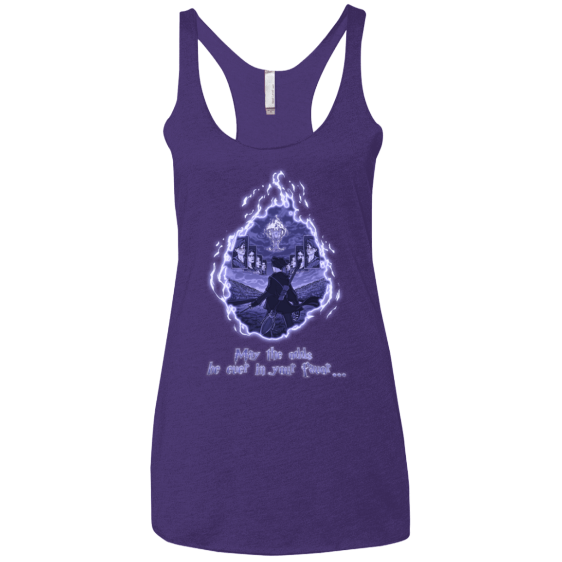 T-Shirts Purple / X-Small Potter Games Women's Triblend Racerback Tank