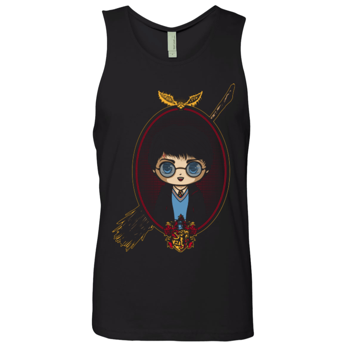 T-Shirts Black / Small Potter Portrait Men's Premium Tank Top