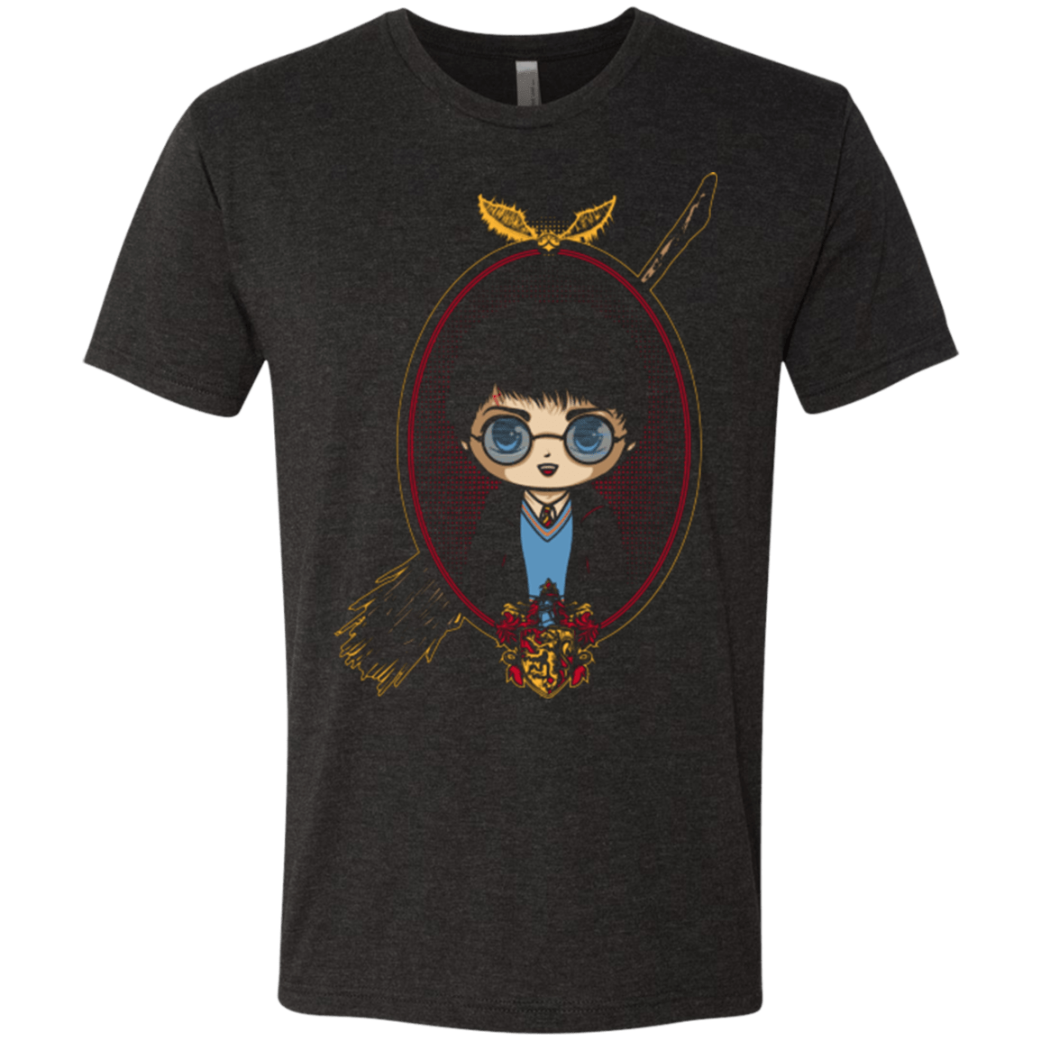 T-Shirts Vintage Black / Small Potter Portrait Men's Triblend T-Shirt