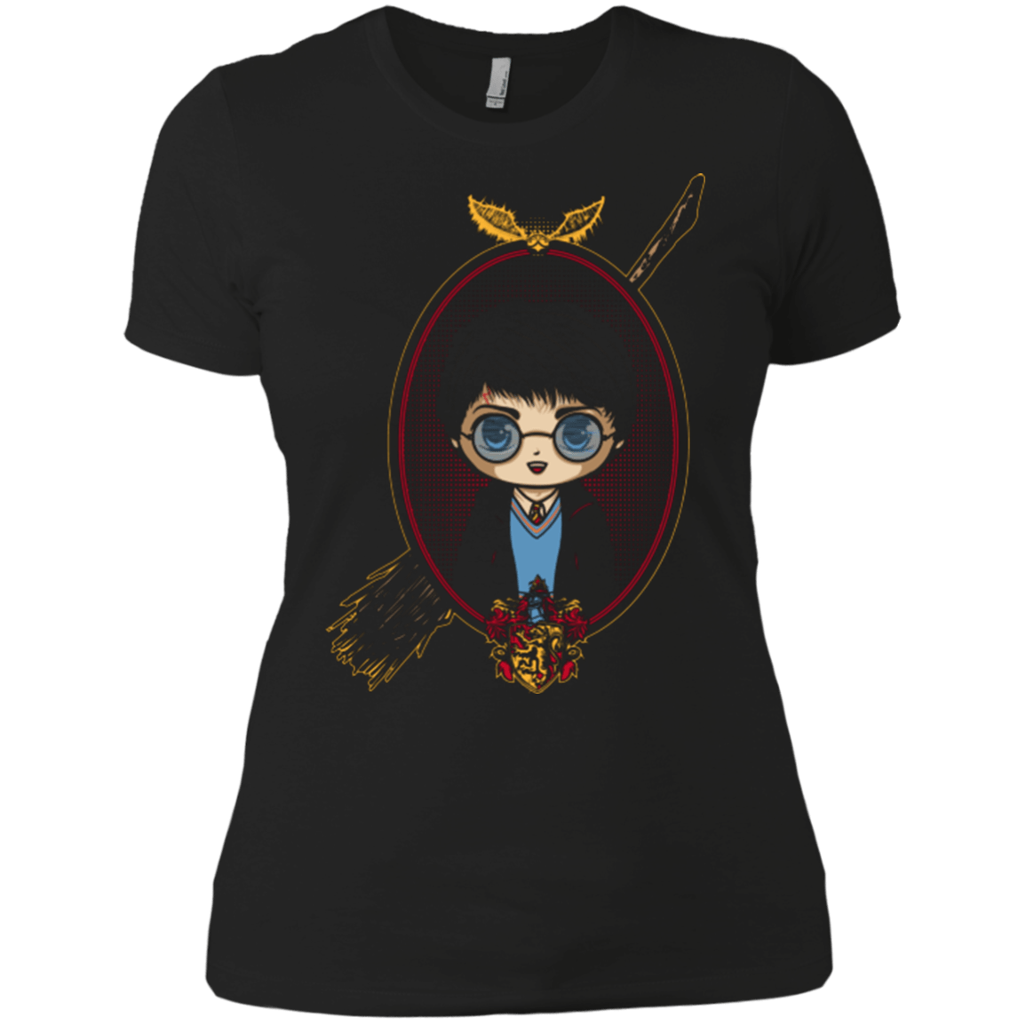 T-Shirts Black / X-Small Potter Portrait Women's Premium T-Shirt