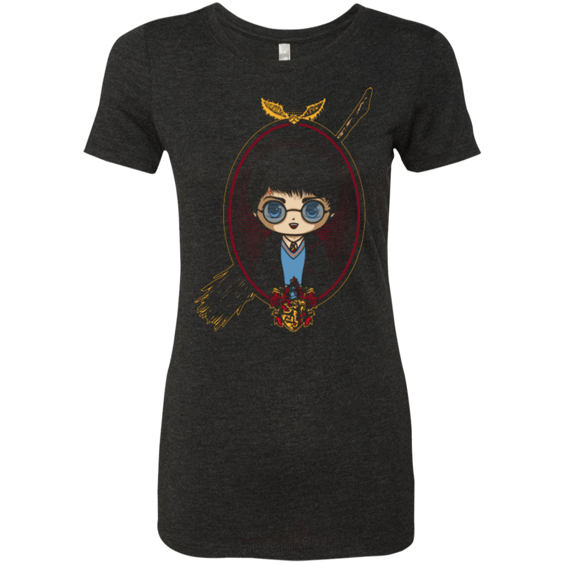 T-Shirts Vintage Black / Small Potter Portrait Women's Triblend T-Shirt