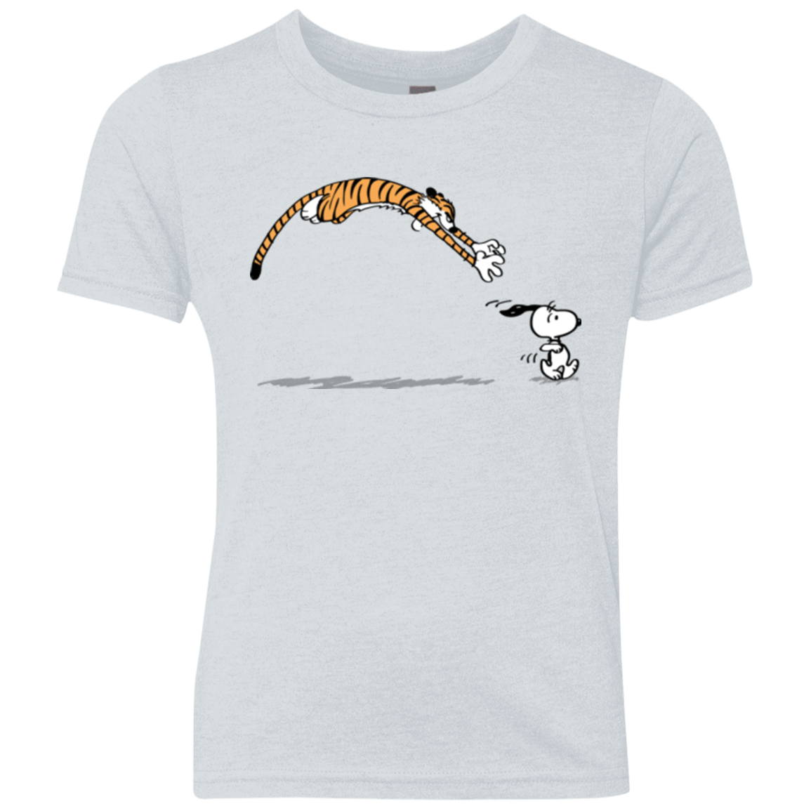 T-Shirts Heather White / YXS Pounce Youth Triblend T-Shirt