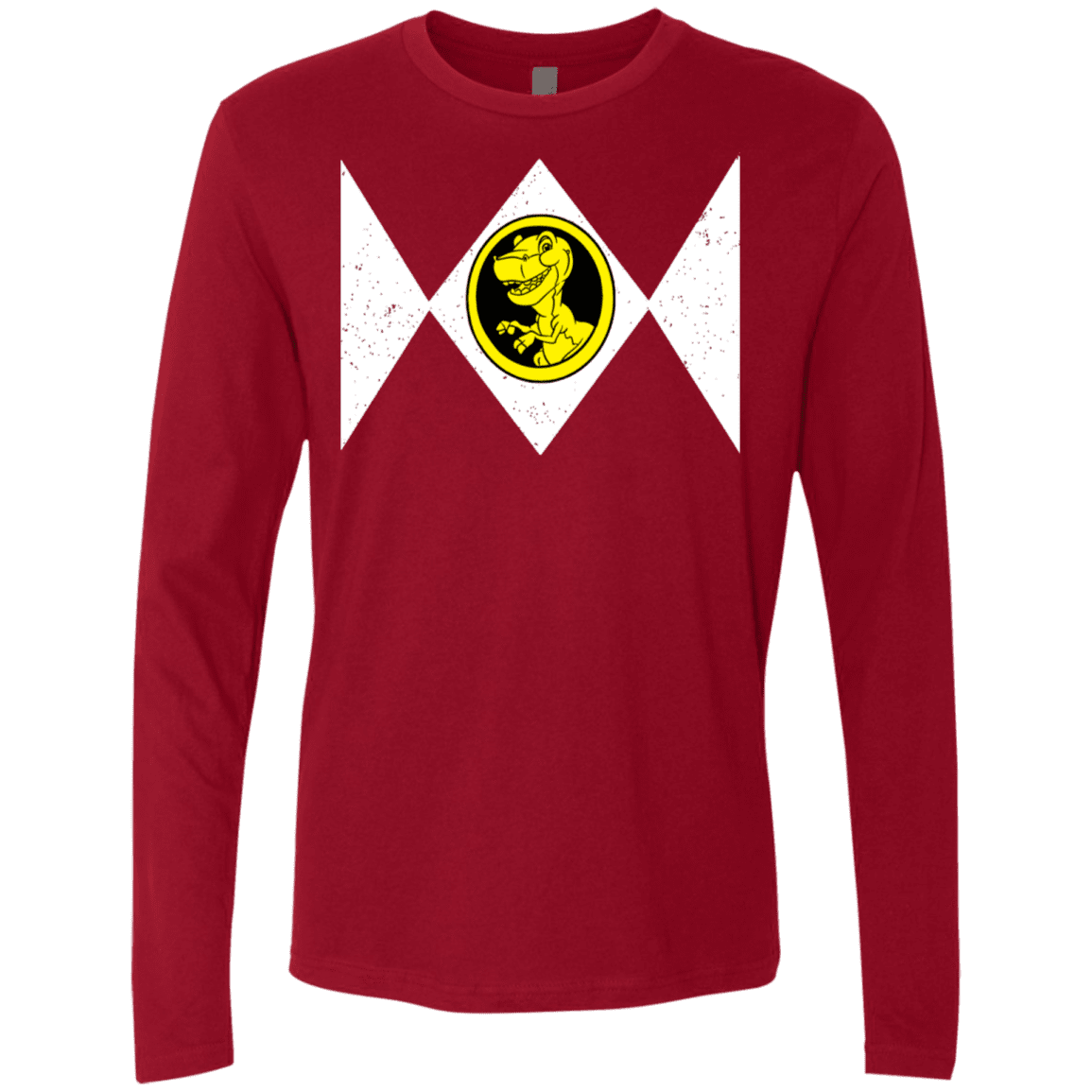 T-Shirts Cardinal / S Power Chomper Men's Premium Long Sleeve