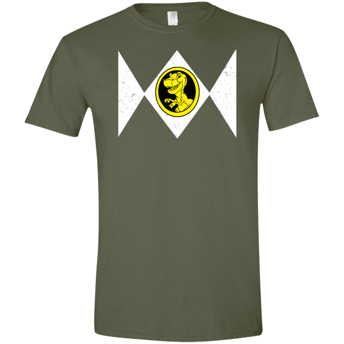 T-Shirts Military Green / S Power Chomper Men's Semi-Fitted Softstyle